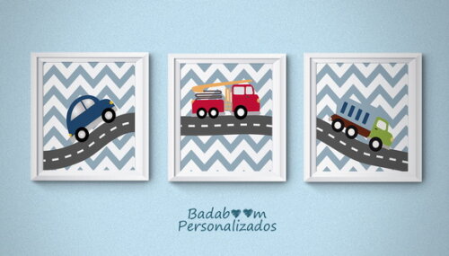 Kit Arte Digital Poster Meios de Transporte - C.465