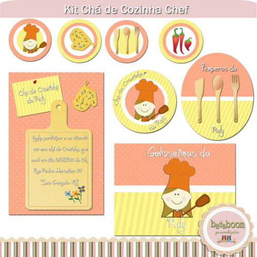 Kit Chá De Cozinha Chef