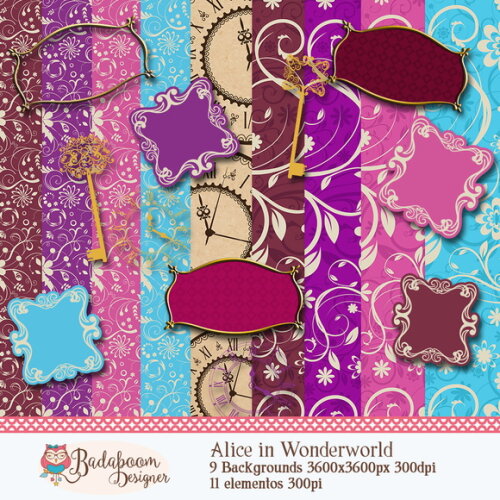 Kit Digital Alice Wonderland