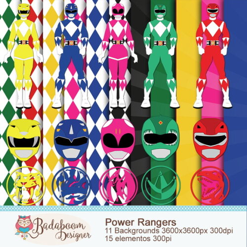 Kit Digital Power Rangers