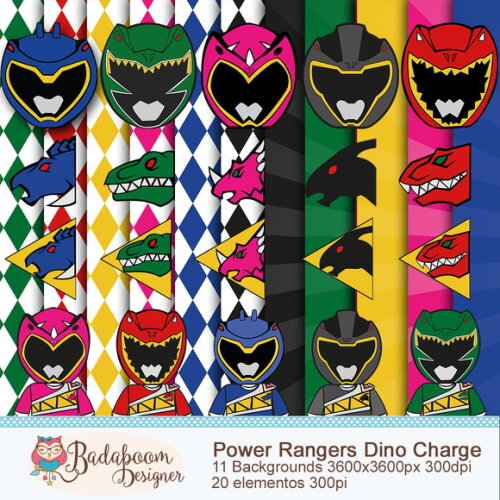 Kit Digital Power Rangers Dino Charge
