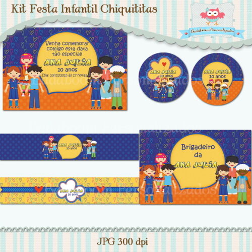 Kit Festa Infantil Chiquititas - C.677