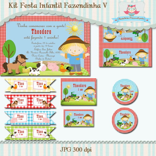Kit Festa Infantil Fazendinha V