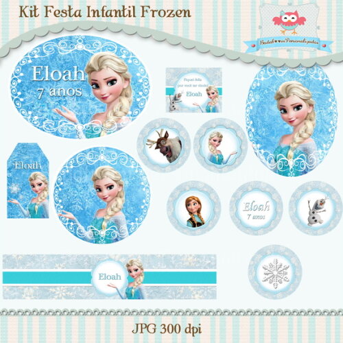 Kit Festa Infantil Frozen - C.666