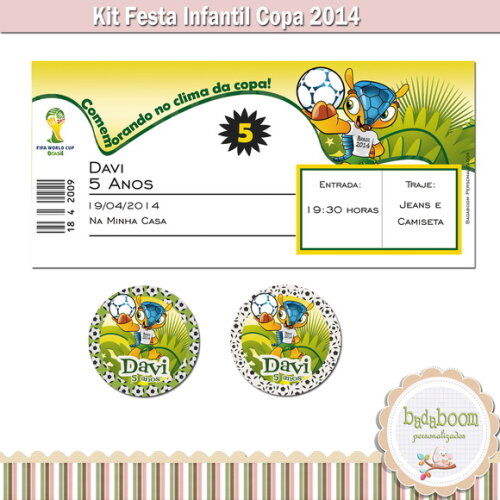 Kit Festa Infantil Futebol