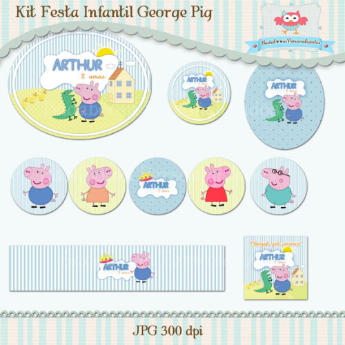 Kit Festa Infantil George Pig