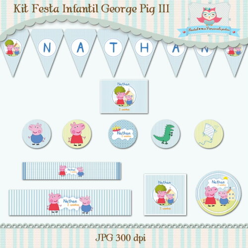 Kit Festa Infantil George Pig III