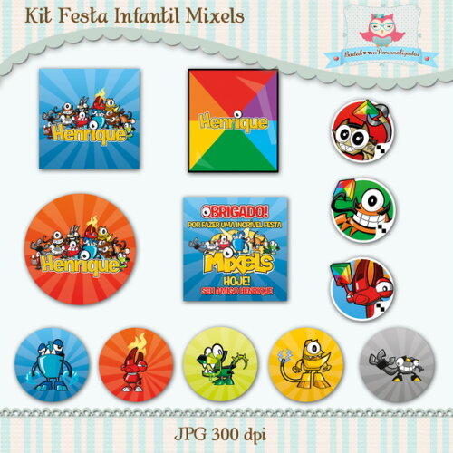 Kit Festa Infantil Mixels