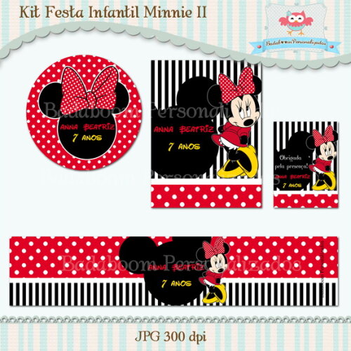 Kit Festa Infantil Minnie - C.729