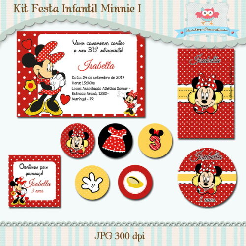 Kit Festa Infantil Minnie - C.673