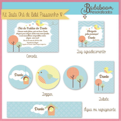 Kit Festa Infantil Passarinho V