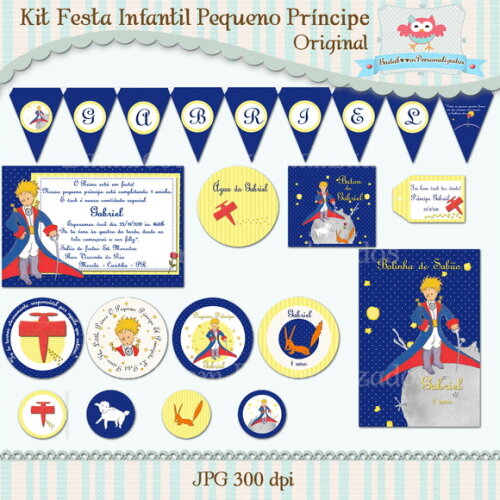 Kit Festa Infantil Pequeno Príncipe - C.664