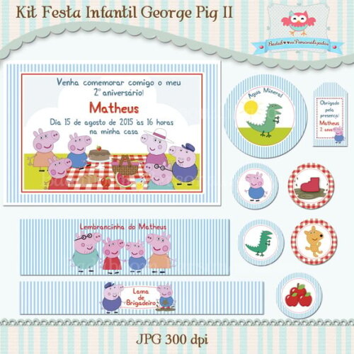 Kit Festa Infantil Pig - C.733