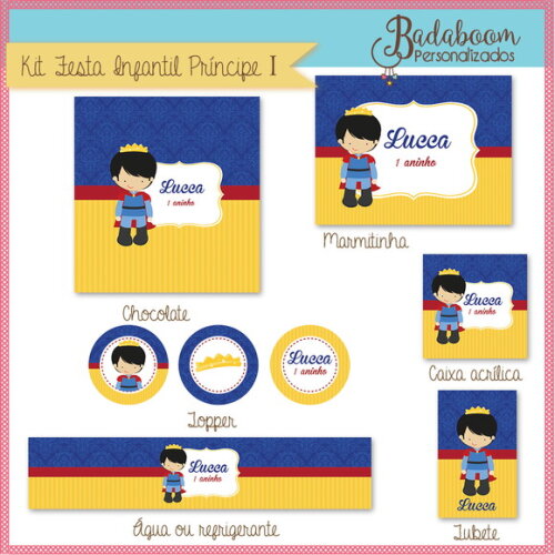 Kit Festa Infantil Príncipe I