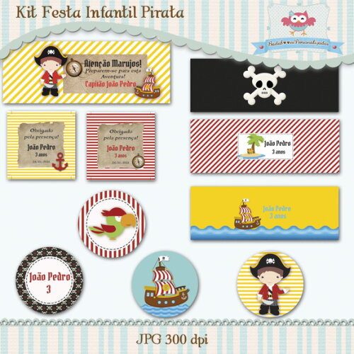 Kit Festa Infantil Pirata