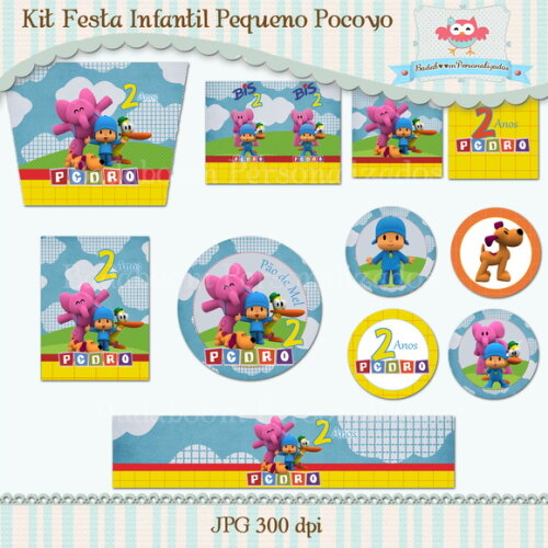 Kit Festa Infantil Pocoyo - C.88