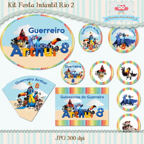 Kit Festa Infantil Rio2 - C.680