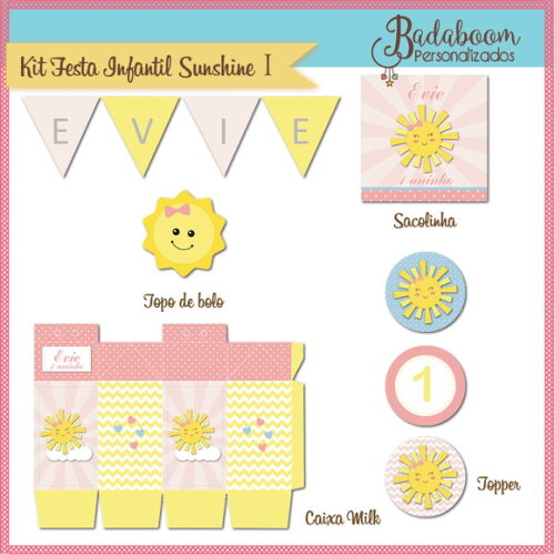 Kit Festa Infantil Sunshine I
