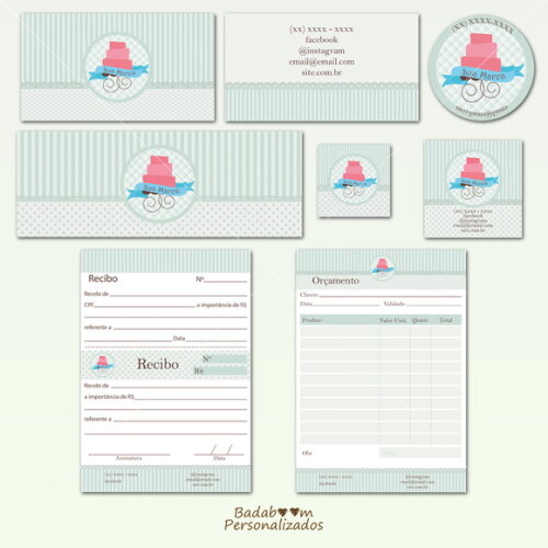 Kit Identidade Visual Confeitaria