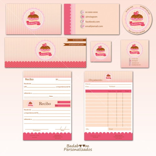 Kit Identidade Visual Cupcake II