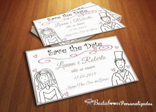Save the Date Noivos (arte)