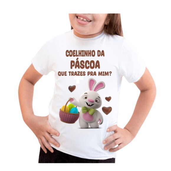 Blusa Infantil Feliz Pascoa