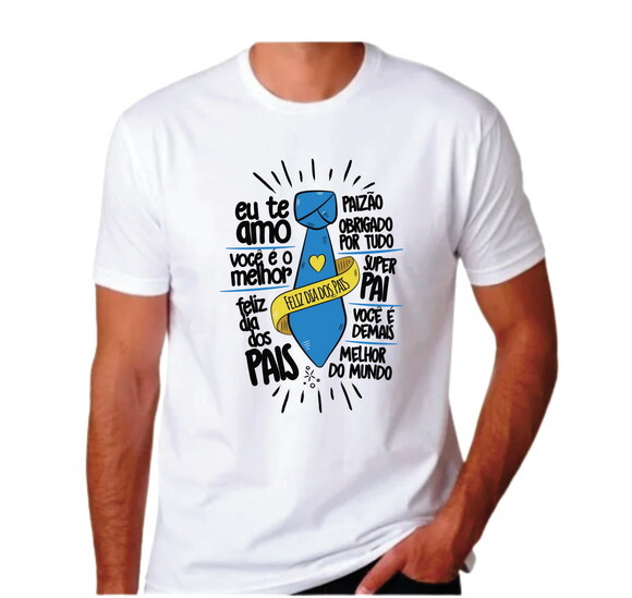 Camisa para Dia dos Pais Paizão Obrigado Por Tudo