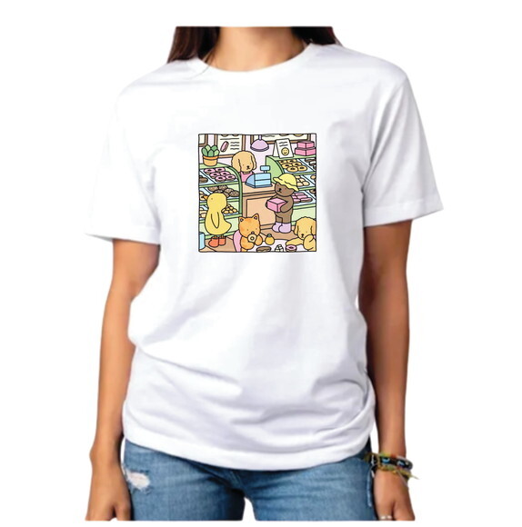 Camisa Personalizada Bobbie Goods Adulto e Infantil