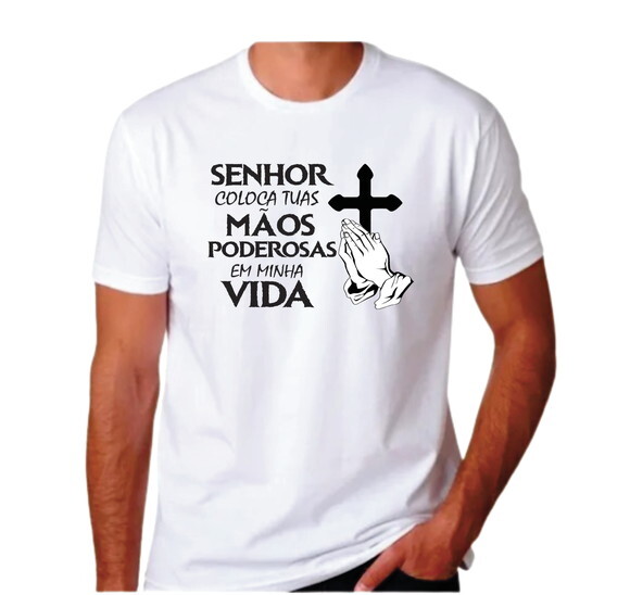 Camiseta Camisa Masculina Gospel Evangélica Jesus