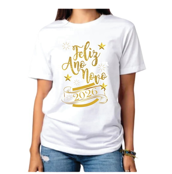 Camiseta Feliz Ano Novo