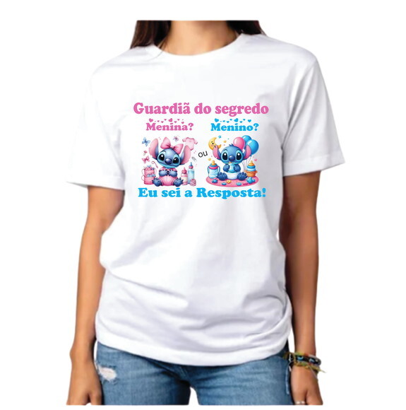 Camiseta Guardiã do Segredo Stitch