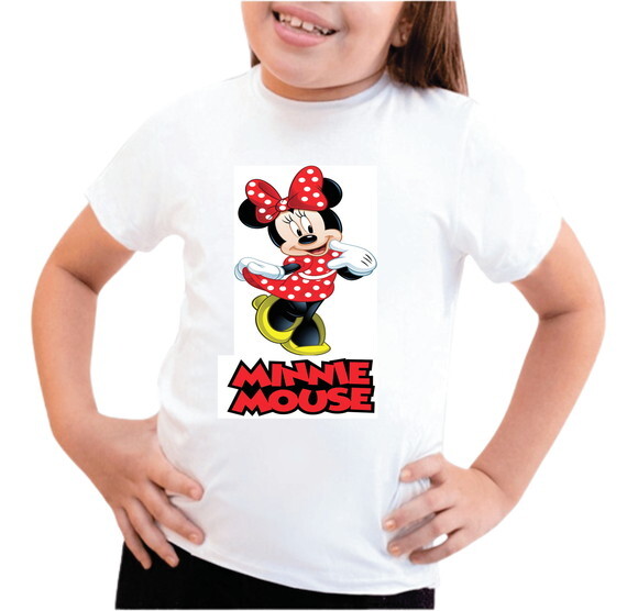 Camiseta Infantil Minnie Mouse