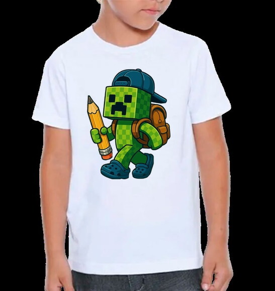 Camiseta para Adolescente Minecraft