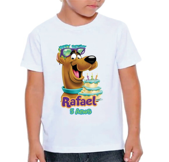 Camiseta para Aniversario Scooby Doo