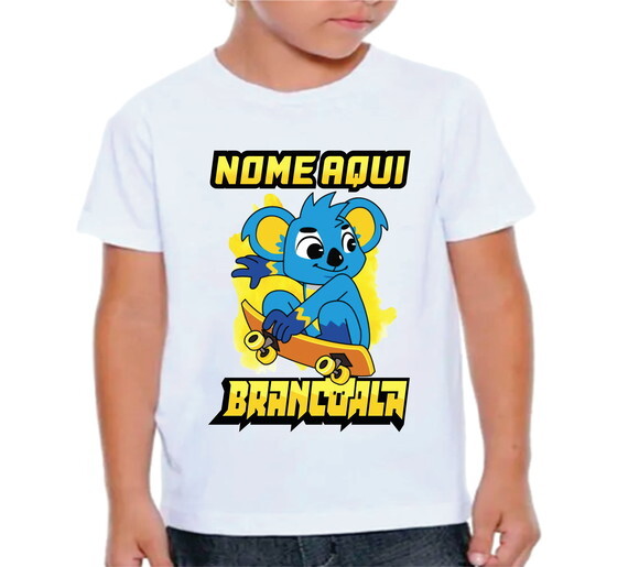 Camiseta Personalizada Brancoala com Nome
