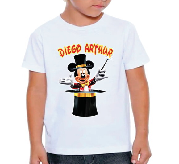 Camiseta Personalizada Infantil Circo do Mickey