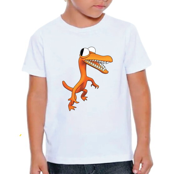 Camiseta Personalizada Rainbow Friends Orange