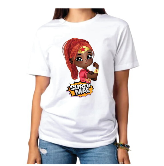 Camiseta Personalizada Super Mãe Dia das Mães
