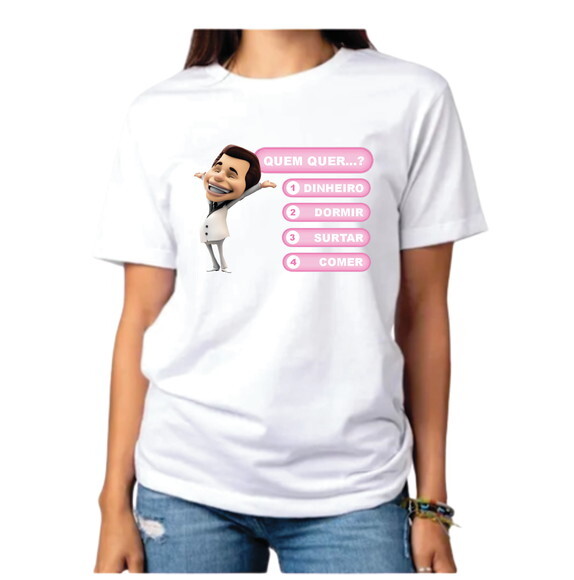 Camiseta Silvio Santos Jogo do Milhão