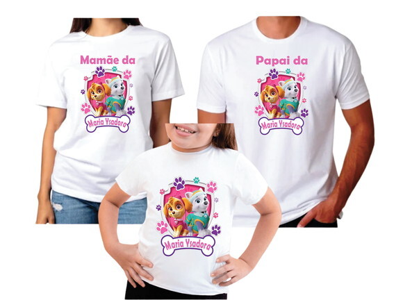 Kit Roupa para Aniversario Patrulha Canina