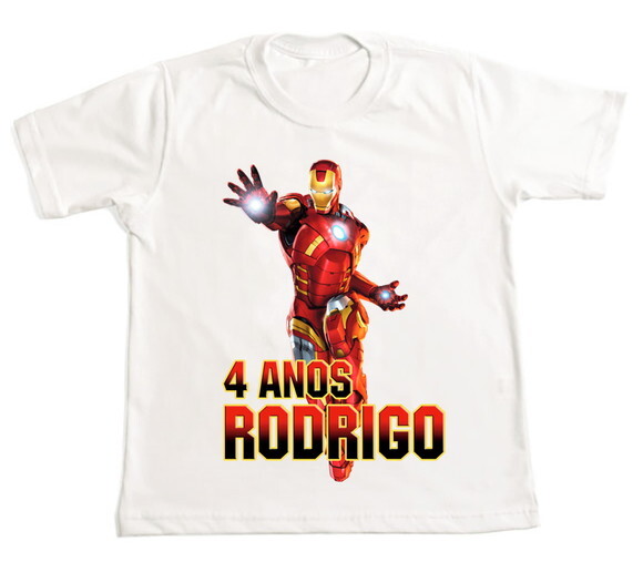 15 Camiseta Homem de Ferro