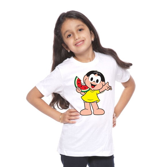 2 Camiseta Personalizada Cascao Turma da Monica
