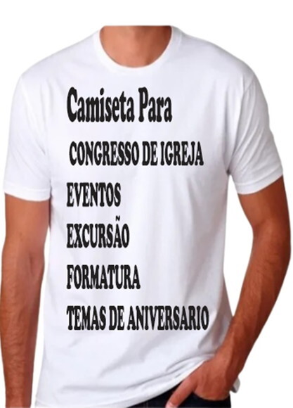 40 Camisetas Personalizada para Eventos