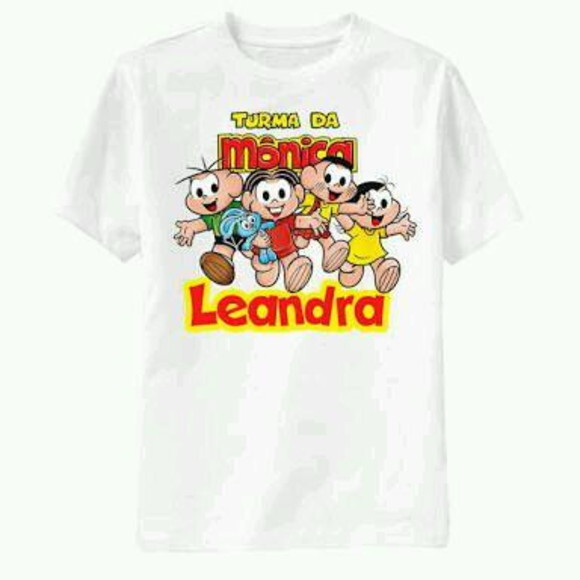 4 Camisetas Turma da Monica