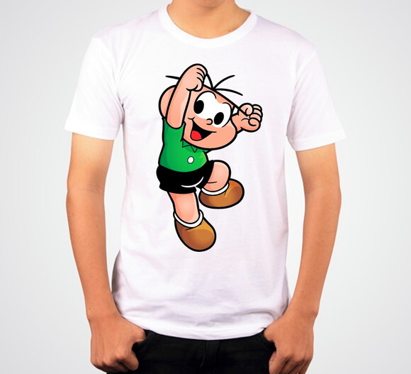 6 Camisetas Infantil Cebolinha Turma da Monica