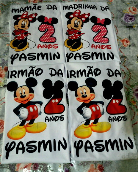 9 Camisetas Personalizadas Mickey