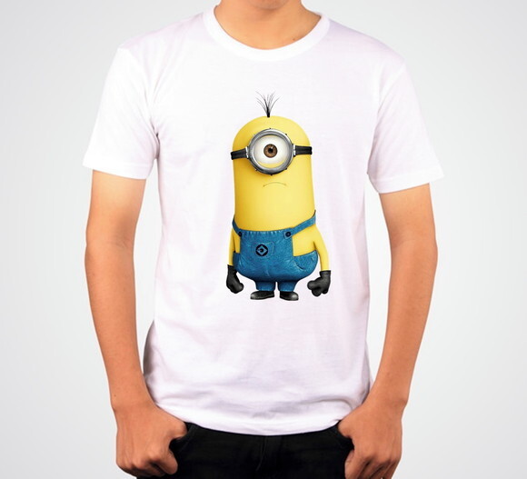 Blusa Camisa Infantil Minions