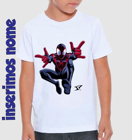 Blusa Infantil Homem Aranha Promoção