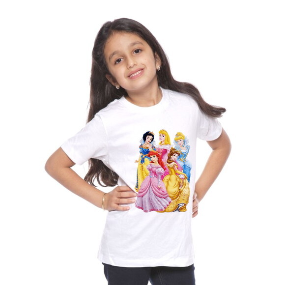BLUSA PARA MENINAS ANIVERSARIO PRINCESAS DISNEY