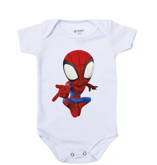 Body Customizado Homem Aranha